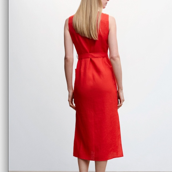 100% linen shirty dress - Picture 3 of 6